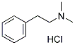 N,N-二甲基-1-苯基-2-乙胺 盐酸盐 结构式