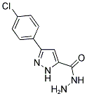 3-(4-氯苯基)-1H-吡唑-5-甲酰肼 结构式