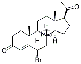 4-PREGNEN-6-BETA-BROMO-3,20-DIONE 结构式