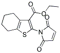 2-(2,5-DIOXO-2,5-DIHYDRO-PYRROL-1-YL)-4,5,6,7-TETRAHYDRO-BENZO[B]THIOPHENE-3-CARBOXYLIC ACID ETHYL ESTER 结构式
