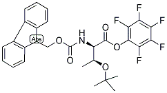 FMOC-D-THR(TBU)-OPFP 结构式