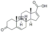 5,16-ANDROSTADIEN-3-ONE-17-BETA-CARBOXYLIC ACID 结构式