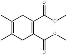 DIMETHYL 4,5-DIMETHYL-1,4-CYCLOHEXADIENE-1,2-DICARBOXYLATE 结构式