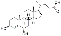 4-CHOLENIC ACID-3-BETA, 6-BETA-DIOL 结构式