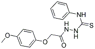 1-(2-(4-METHOXYPHENOXY)ACETYL)-4-PHENYLTHIOSEMICARBAZIDE 结构式