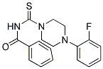 N-((4-(2-FLUOROPHENYL)PIPERAZINYL)THIOXOMETHYL)BENZAMIDE 结构式