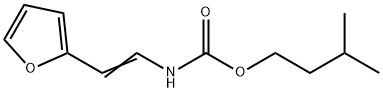 ISOPENTYL N-[2-(2-FURYL)VINYL]CARBAMATE 结构式
