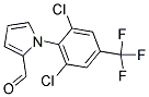 1-[2,6-Dichloro-4-(trifluoromethyl)phenyl]-1H-pyrrole-2-carbaldehyde 结构式