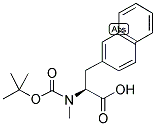 BOC-N-METHYL-L-2-NAPHTHYLALANINE 结构式