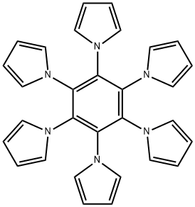 1,2,3,4,5,6-六(1H-吡咯-1-基)苯 结构式