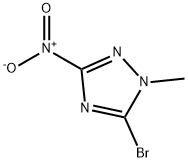 5-溴-1-甲基-3-硝基-1H-1,2,4-三唑 结构式