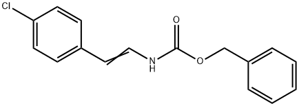 BENZYL N-(4-CHLOROSTYRYL)CARBAMATE 结构式