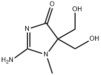 2-AMINO-5,5-BIS-HYDROXYMETHYL-1-METHYL-1,5-DIHYDRO-IMIDAZOL-4-ONE 结构式