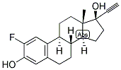 2-Fluoro-17alpha-ethynyl estradiol 结构式