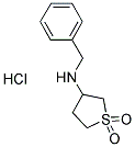 BENZYL-(1,1-DIOXO-TETRAHYDRO-1LAMBDA6-THIOPHEN-3-YL)-AMINE HYDROCHLORIDE 结构式