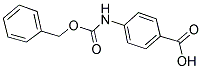 4-{[(苄氧基)羰基]氨基}苯甲酸 结构式