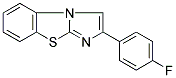 2-(4-FLUOROPHENYL)IMIDAZO[2,1-B][1,3]BENZOTHIAZOLE 结构式