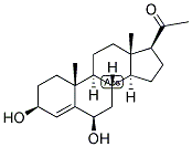 4-PREGNEN-3-BETA, 6-BETA-DIOL-20-ONE 结构式