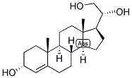 4-PREGNEN-3-ALPHA, 20-ALPHA, 21-TRIOL 结构式