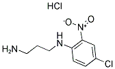 N-(3-AMINOPROPYL)-N-(4-CHLORO-2-NITROPHENYL)AMINE HYDROCHLORIDE 结构式
