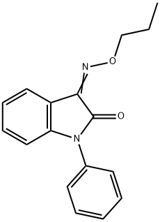 1-PHENYL-1H-INDOLE-2,3-DIONE 3-(O-PROPYLOXIME) 结构式