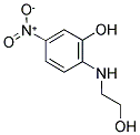 2-[(2-Hydroxyethyl)amino]5-nitro phenol 结构式