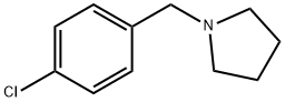 1-(4-氯苯甲基)吡咯烷 结构式