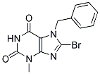 7-BENZYL-8-BROMO-3-METHYL-3,7-DIHYDRO-PURINE-2,6-DIONE 结构式