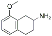 8-METHOXY-1,2,3,4-TETRAHYDRO-NAPHTHALEN-2-YLAMINE 结构式