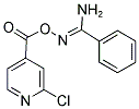 O1-[(2-CHLORO-4-PYRIDYL)CARBONYL]BENZENE-1-CARBOHYDROXIMAMIDE 结构式