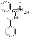 N-(1-(R)-METHYLBENZYL)-(R)-1-AMINO(1-PHENYL)- METHANE PHOSPHINIC ACID 结构式