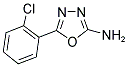 2-AMINO-5-(2-CHLOROPHENYL)-1,3,4-OXADIAZOLE 结构式