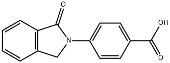 4-(1-OXO-1,3-DIHYDRO-2H-ISOINDOL-2-YL)BENZOIC ACID 结构式