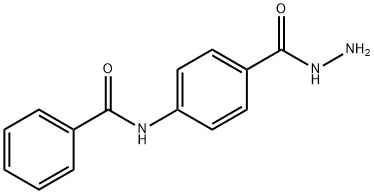 N-(4-(肼羰基)苯基)苯甲酰胺 结构式