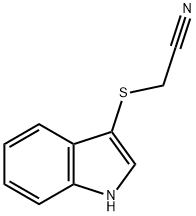 2-((1H-吲哚-3-基)硫代)乙腈 结构式