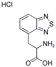 4-(2-AMINO-2-CARBOXYETHYL)BENZO[C]-2,1,3-THIADIAZOLE, HYDROCHLORIDE 结构式