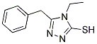 5-BENZYL-4-ETHYL-4H-1,2,4-TRIAZOLE-3-THIOL 结构式