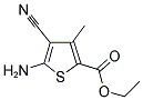 5-AMINO-4-CYANO-3-METHYL-THIOPHENE-2-CARBOXYLIC ACID ETHYL ESTER 结构式
