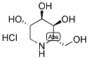 1-DEOXY-L-ALTRONOJIRIMYCIN, HYDROCHLORIDE 结构式