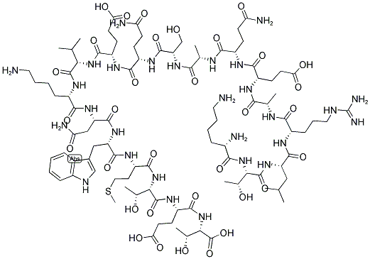 GAG P24 CA (170-188) 结构式