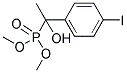 Dimethyl [1-hydroxy-1-(4-iodophenyl)ethyl]phosphonate 结构式