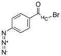 P-AZIDOPHENACYL BROMIDE-1-14C 结构式