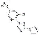 3-CHLORO-2-[3-(1H-PYRROL-1-YL)-1H-1,2,4-TRIAZOL-1-YL]-5-(TRIFLUOROMETHYL)PYRIDINE 结构式