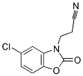 3-(5-CHLORO-2-OXOBENZO[D]OXAZOL-3(2H)-YL)PROPANENITRILE 结构式