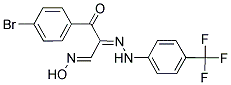 3-(4-BROMOPHENYL)-3-OXO-2-(2-[4-(TRIFLUOROMETHYL)PHENYL]HYDRAZONO)PROPANAL OXIME 结构式