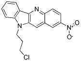 10-(3-CHLOROPROPYL)-2-NITRO-10H-INDOLO[3,2-B]QUINOLINE 结构式