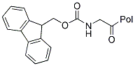 FMOC-GLY-WANG RESIN 结构式