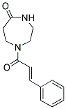 1-(3-PHENYL-(2E)-PROPENOYL)-2,3,6,7-TETRAHYDRO-(1H)-1,4-DIAZEPIN-5(4H)-ONE 结构式