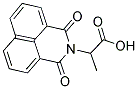 2-(1,3-DIOXO-1H,H-BENZO[DE]ISOQUINOLIN-2-YL)-PROPIONIC ACID 结构式