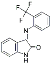 3-((2-(TRIFLUOROMETHYL)PHENYL)IMINO)INDOLIN-2-ONE 结构式